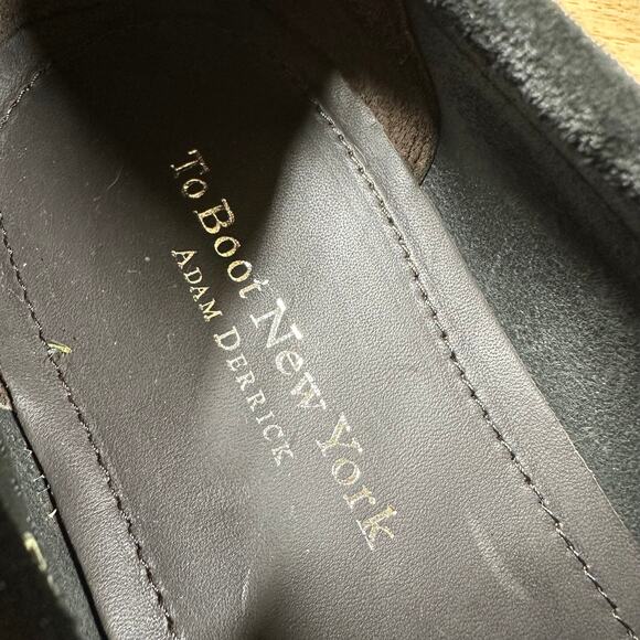 To Boot New York NWOB Leather Suede Penny Loafer Navy Blue Men's Size 11.5 - Picture 6 of 9